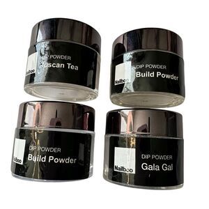 Nailboo Dip Powders four full size jars NEW
